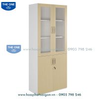 Tủ Sắt Cánh Gỗ TU09K3GM