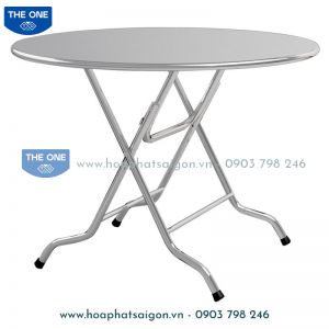 Bàn gấp khung inox BT100 / BT120 / BT120B