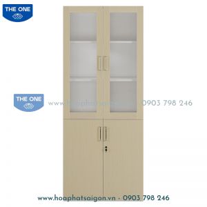 Tủ Sắt Cánh Gỗ TU09K3GM