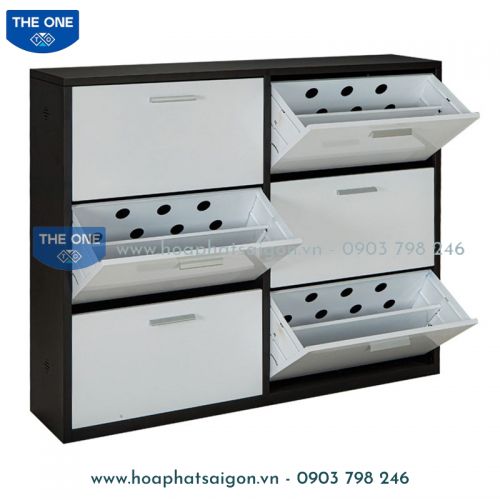 Tủ Giầy Thép Sơn Tĩnh Điện TG06-3