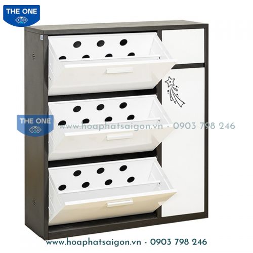 Tủ Giầy Thép Sơn Tĩnh Điện TG07