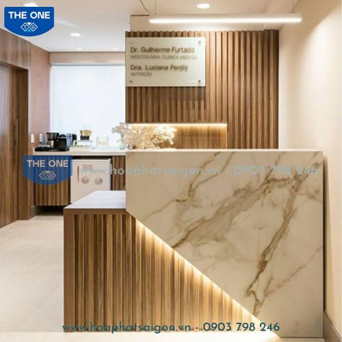 Quầy Lễ Tân Hiện Đại - Cao Cấp QLTCC130