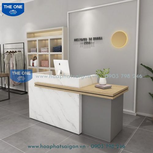 Quầy Lễ Tân Hiện Đại - Cao Cấp QLTCC132