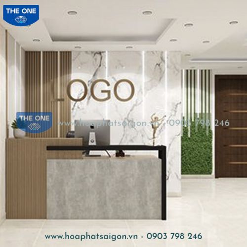 Quầy Lễ Tân Hiện Đại - Cao Cấp QLTCC135
