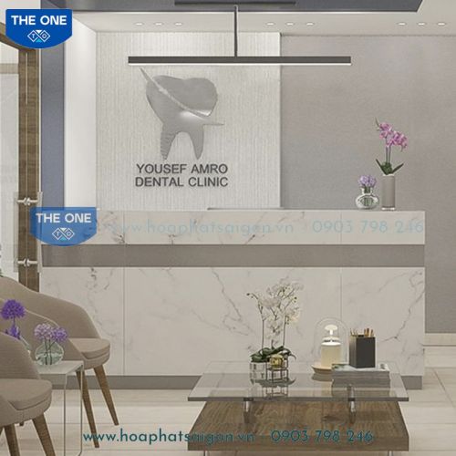 Quầy Lễ Tân Hiện Đại - Cao Cấp QLTCC153